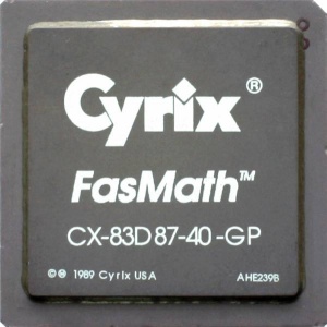 Podjetje Cyrix je bilo pravi palček v primerjavi s konkurentoma Intel in AMD, a je kljub temu dokazalo, da izdelava procesorjev le ni takšen bavbav. Prvi matematični koprocesorji so celo zasenčili konkurenta.